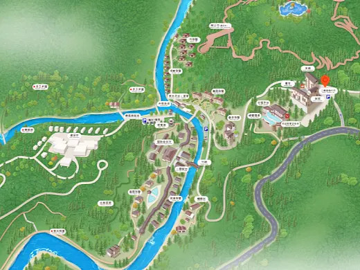 郴州结合景区手绘地图智慧导览和720全景技术，可以让景区更加“动”起来，为游客提供更加身临其境的导览体验。